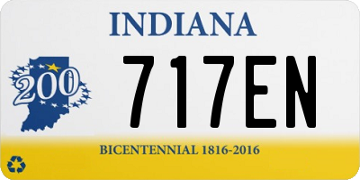 IN license plate 717EN