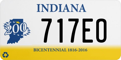 IN license plate 717EO
