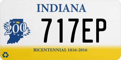 IN license plate 717EP