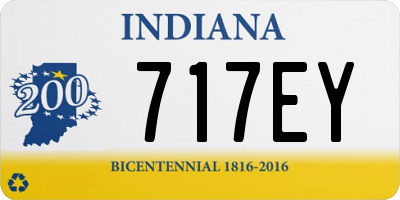 IN license plate 717EY