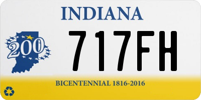 IN license plate 717FH