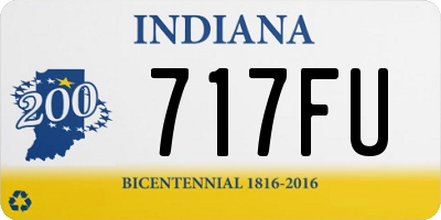 IN license plate 717FU