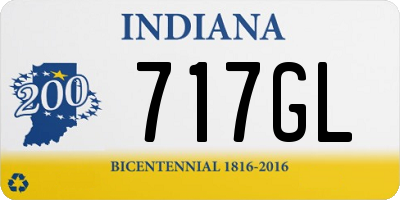 IN license plate 717GL