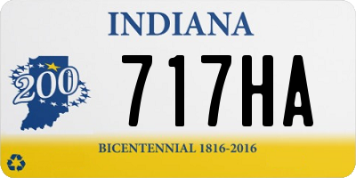 IN license plate 717HA