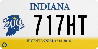 IN license plate 717HT