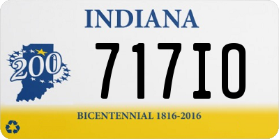 IN license plate 717IO