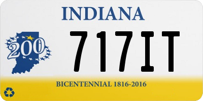 IN license plate 717IT