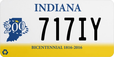 IN license plate 717IY