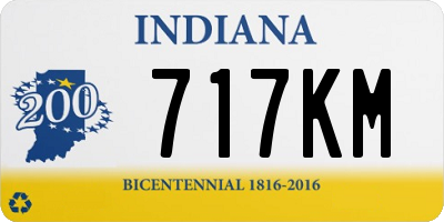 IN license plate 717KM