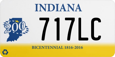 IN license plate 717LC