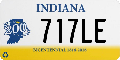 IN license plate 717LE