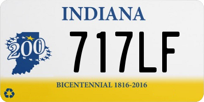 IN license plate 717LF