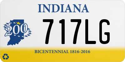 IN license plate 717LG