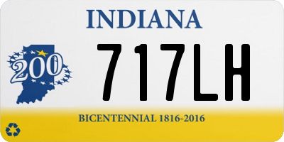 IN license plate 717LH