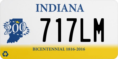 IN license plate 717LM