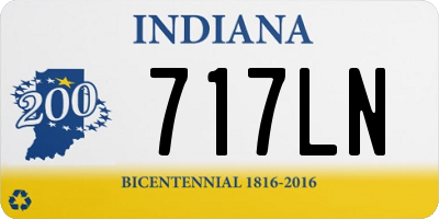 IN license plate 717LN