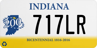 IN license plate 717LR