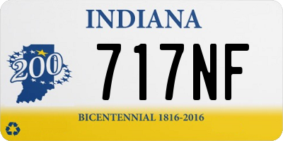 IN license plate 717NF