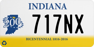 IN license plate 717NX