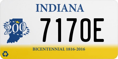 IN license plate 717OE