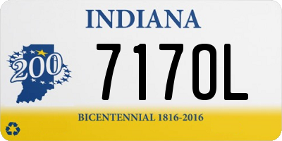 IN license plate 717OL