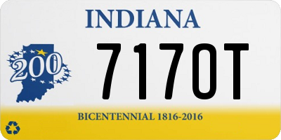 IN license plate 717OT