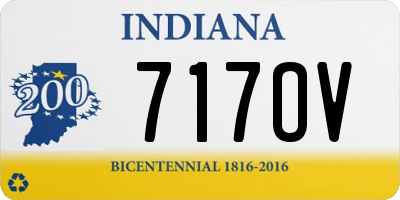 IN license plate 717OV