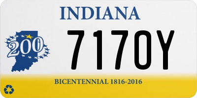 IN license plate 717OY