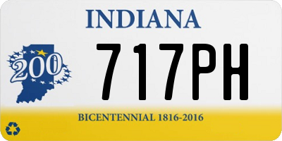 IN license plate 717PH