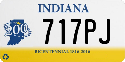 IN license plate 717PJ