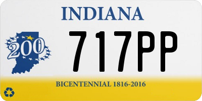 IN license plate 717PP