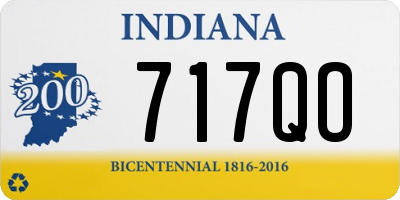 IN license plate 717QO