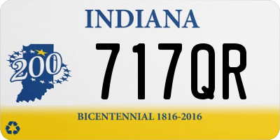 IN license plate 717QR