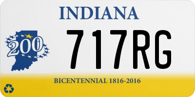 IN license plate 717RG