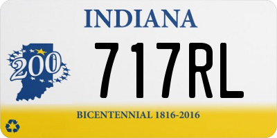 IN license plate 717RL