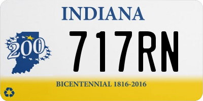 IN license plate 717RN