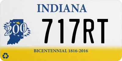 IN license plate 717RT