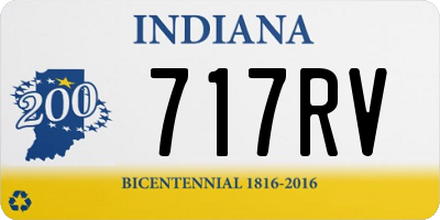 IN license plate 717RV