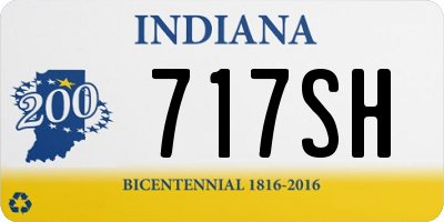 IN license plate 717SH