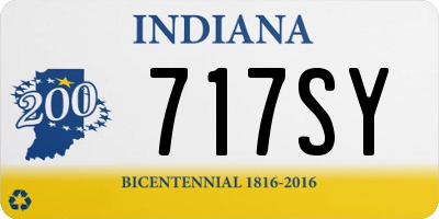 IN license plate 717SY