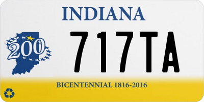 IN license plate 717TA