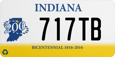 IN license plate 717TB