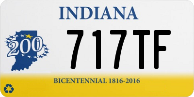 IN license plate 717TF