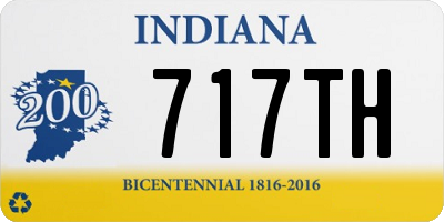 IN license plate 717TH
