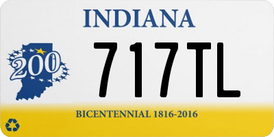 IN license plate 717TL