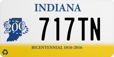 IN license plate 717TN