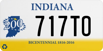 IN license plate 717TO