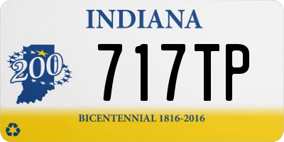 IN license plate 717TP