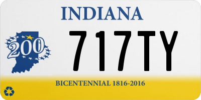 IN license plate 717TY