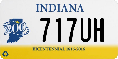 IN license plate 717UH